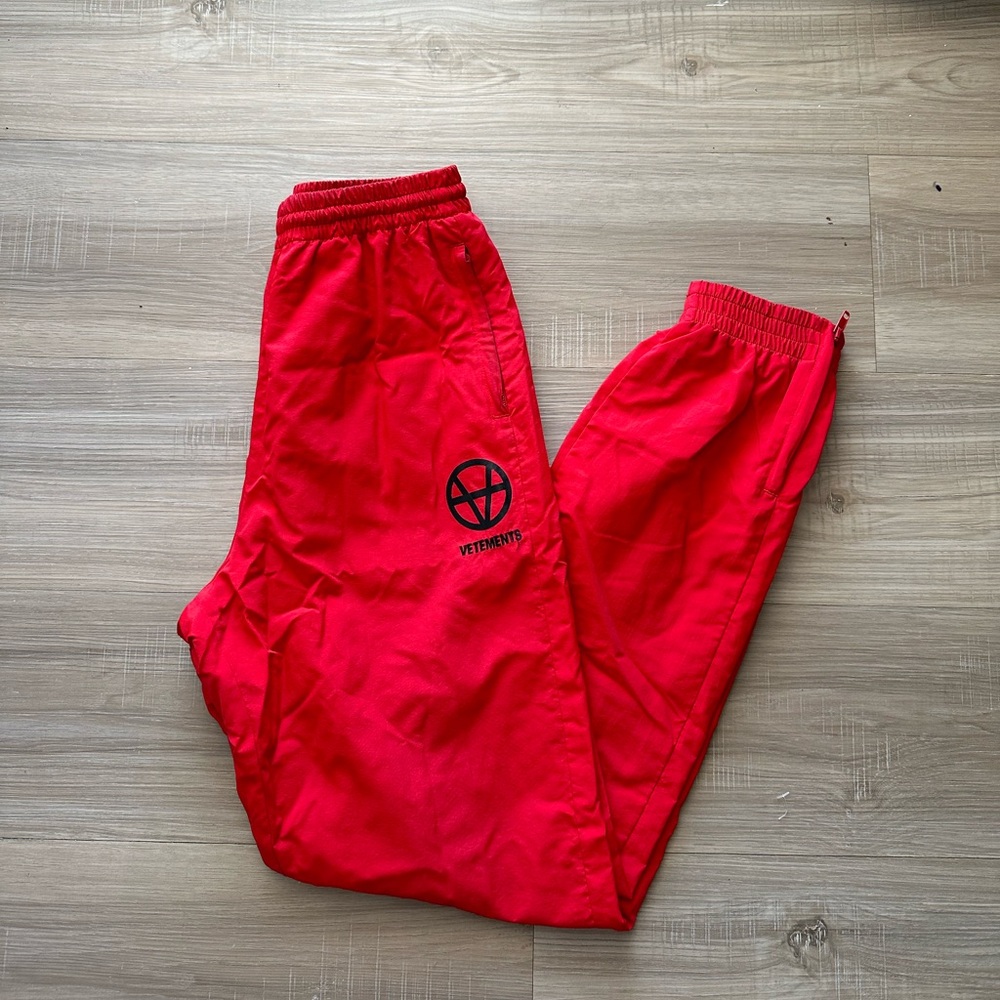 Vetements Red Track pants